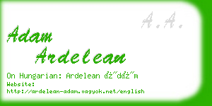 adam ardelean business card